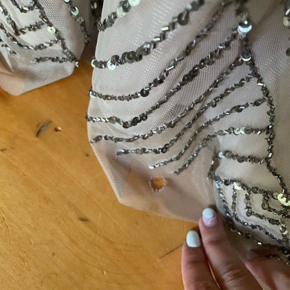 Adrianna Pappel size 8 beaded dress - Picture 3 of 6